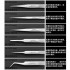 原装日本犀牛牌磨砂防磁防酸瑞士技术细长尖弯头高精密硬度直镊子